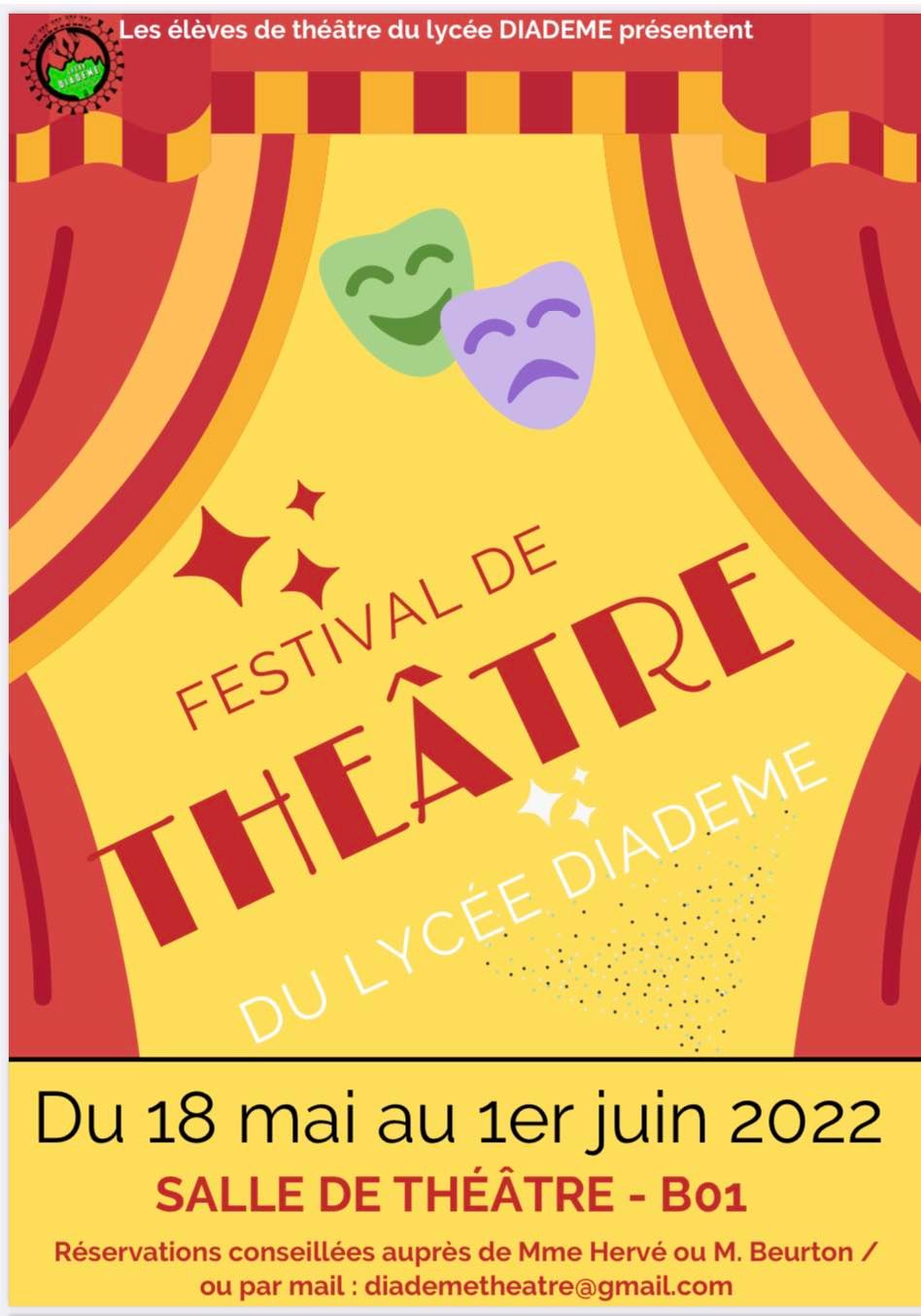 Festival de Théâtre – 18 mai au 1er juin