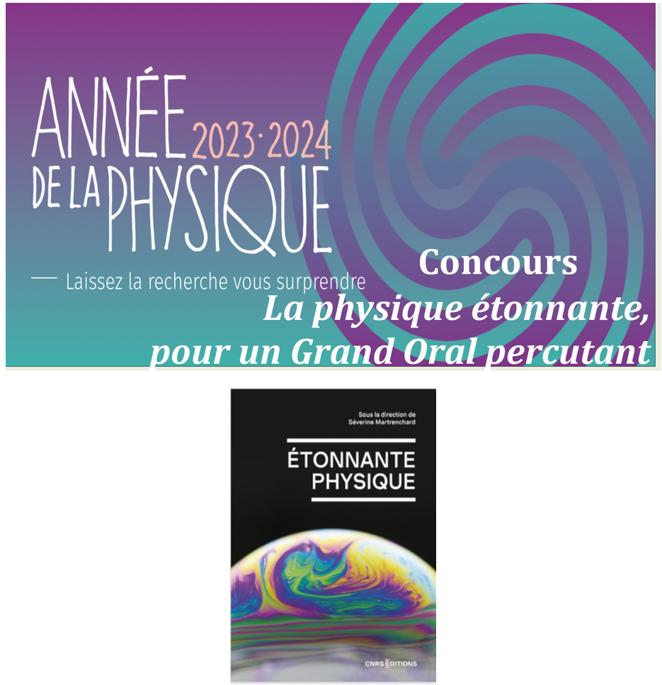 Concours CNRS : Physique Etonnante pour un Grand Oral percutant